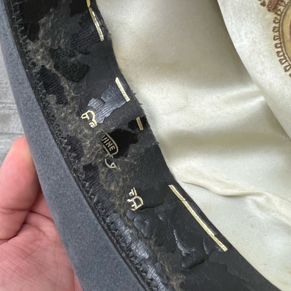 Vintage 1950’s Flechet Grey Fur Felt Fedora 6 5/8 - Picture 8 of 11